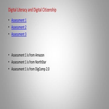 Digital literacy, competence and citizenship