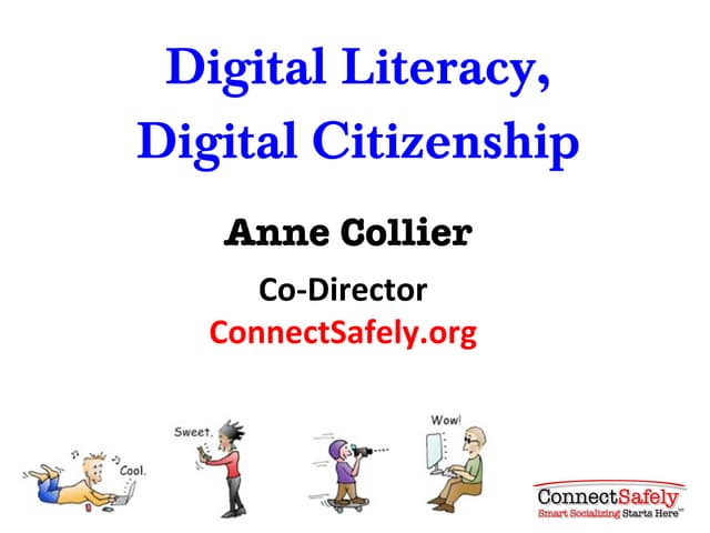 Digital literacy, digital citizenship
