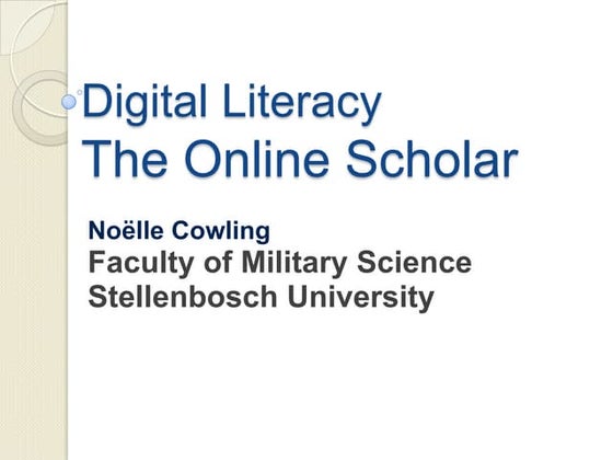 Digital literacy noellecowling