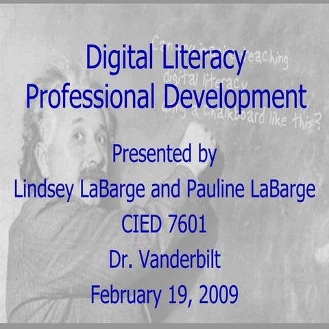 Digital Literacy PDLM