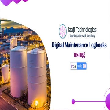 inSis suite  -  Digital Maintenance Logbooks