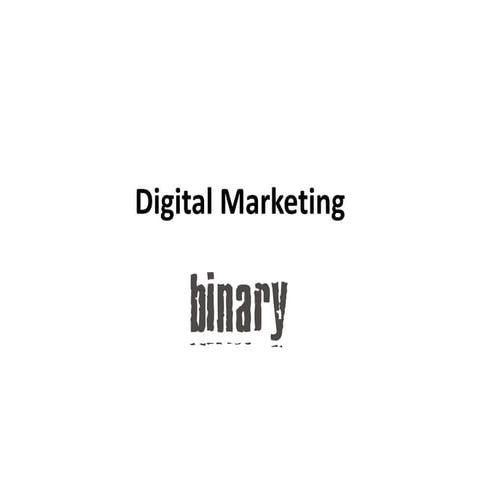 Digital Marketing