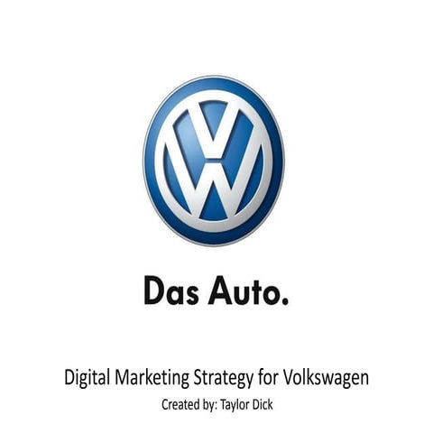Volkswagen Full Digital Strategy | PPTX