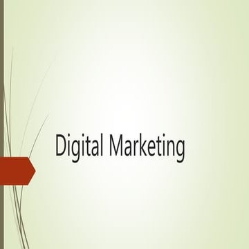 Digital marketing