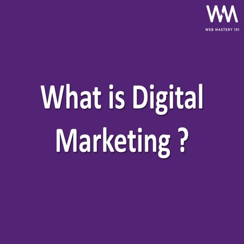 Digital marketing