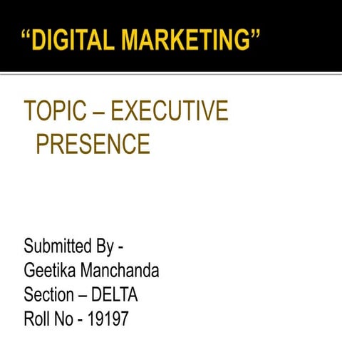 Digital marketing