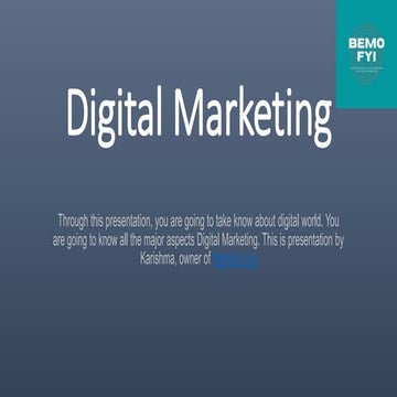 Digital marketing