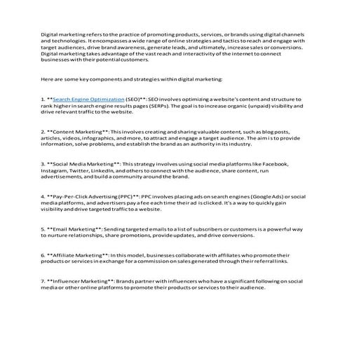 Digital_Marketing overview . digital mar | PDF