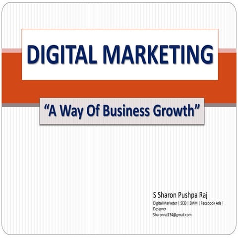 digital marketing tutorial for beginners | PPTX