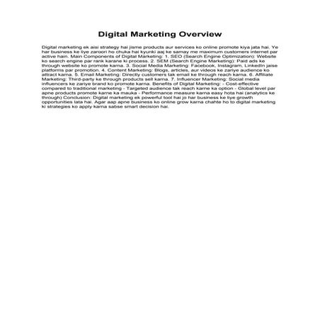 Digital_Marketing overview . digital mar | PDF