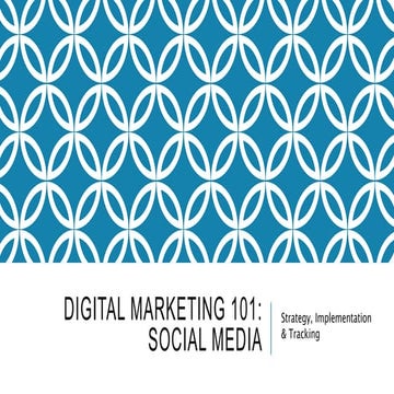 Digital marketing 101   social media