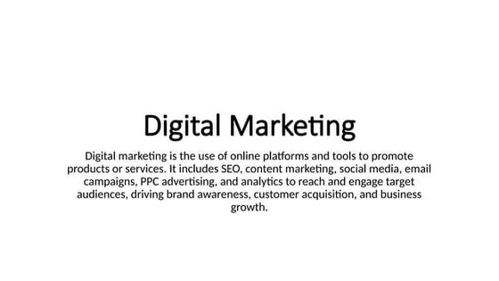 Nysc Digital Marketing Presentation Pptx