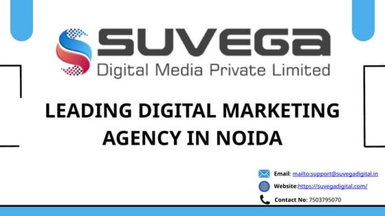 Digital Marketing Agency Noida | SEO Company Delhi NCR - Suvega Digital Media