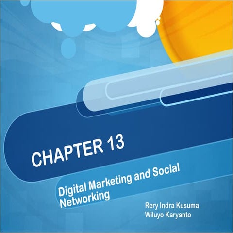 Digital marketing and social networking