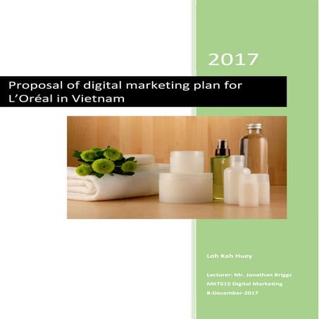 Digital Marketing Assignment - L'Oreal in Vietnam