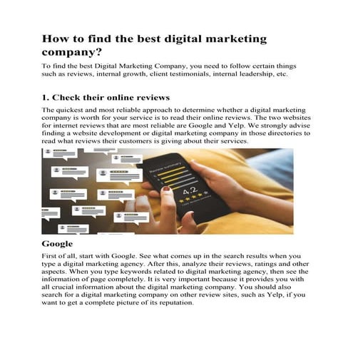 View of 11 Steps To Hiring Digital Marketing Professionals For Your Digital Agency