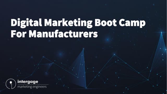 Msu Digital Marketing Boot Camp Cost Digital Marketing Boot Camp For Manufacturers | PPT