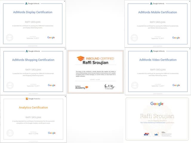 Digital Marketing Certifications