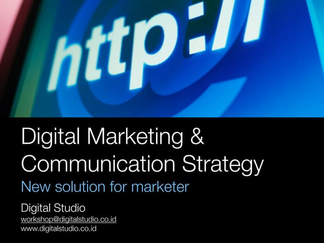 Digital Marketing & Communication S...