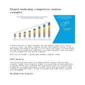 Digital marketing competitive analysis examples | DOCX