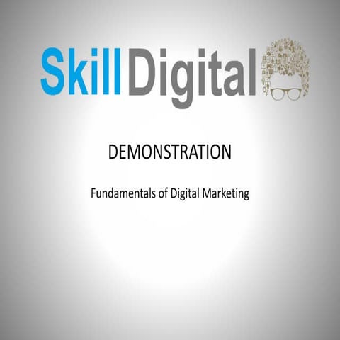 Digital Marketing Training - Demo - www.skilldigital.in