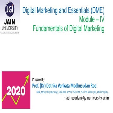 Digital marketing essentials module 4