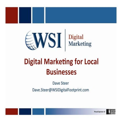 Digital marketing for local businesses june 2012