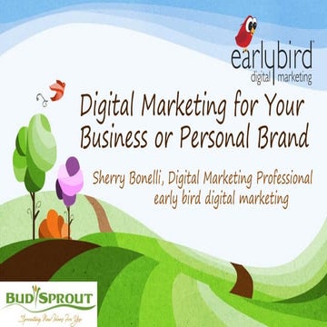 Digital Marketing for Your Business or Personal Brand