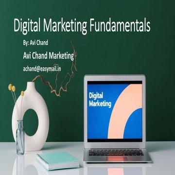 Digital Marketing Fundamentals