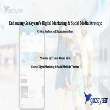 Enhancing Digital Marketing & Social Media Strategy of a Travel Company ...