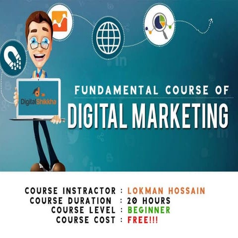 Digital Marketing Bangla Tutorial Course Guideline Pdf