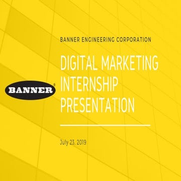 Digital Marketing Internship Presentation