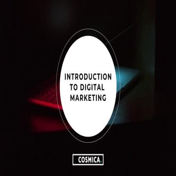 Digital marketing introduction