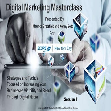 Digital marketing master class session II