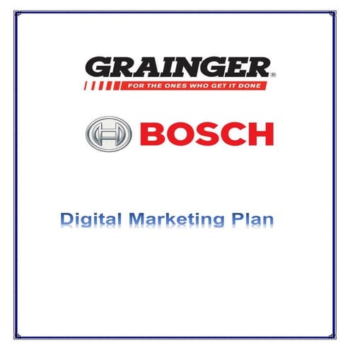 Digital Marketing Plan for Grainger