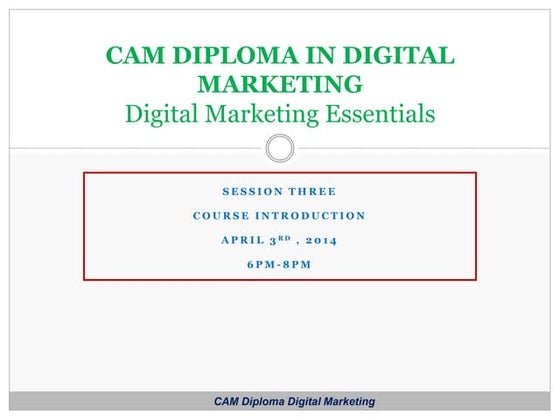 Digital marketing planning by chris ndungu, digital marketing manager