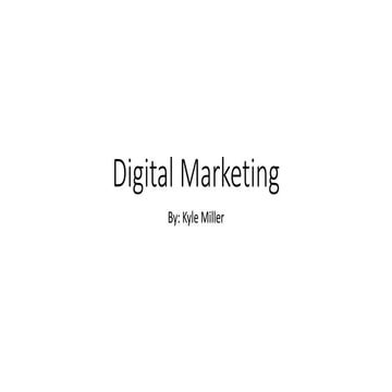 Digital marketing 