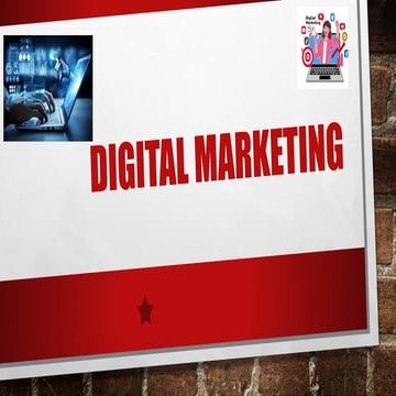 Digital marketing Social media marketing