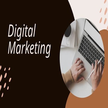 Best Digital Marketing Powerpointpresentation by Mohit | PPTX