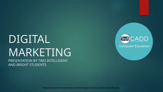 Best Digital Marketing Course In Jalandhar Ppt Best Digital Marketing Course In Jalandhar Ppt