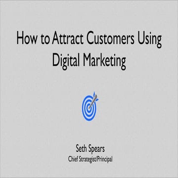 How to Attract Customers Using Digital Marketing