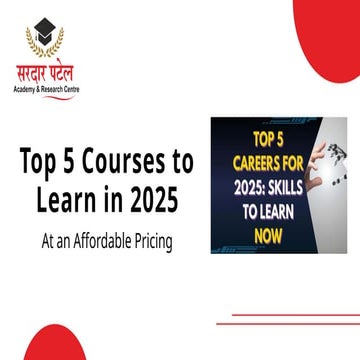 Top Job-Oriented Courses to Boost Your Career in 2025 | PPTX