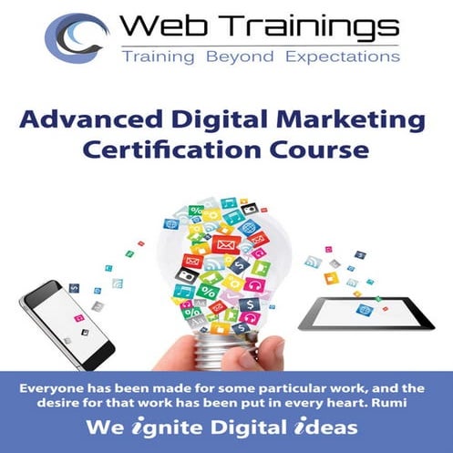 Digital marketing course content 2019
