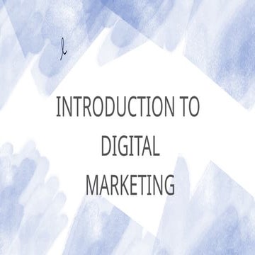 Presentation on digital marketing .pdf ppt | PDF