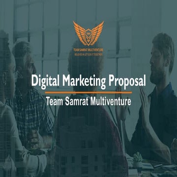 Digital marketing proposal