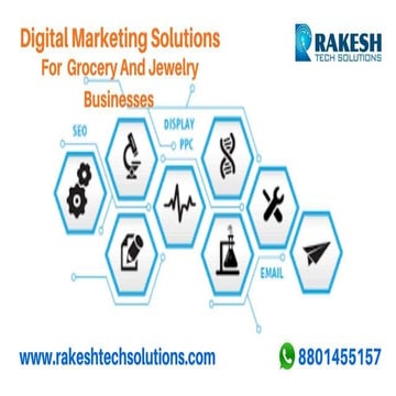 Digital Marketing Solutions For Grocery And Jewelry Businesses