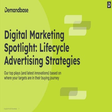 Digital Marketing Spotlight: Lifecycle Advertising Strategies.pdf