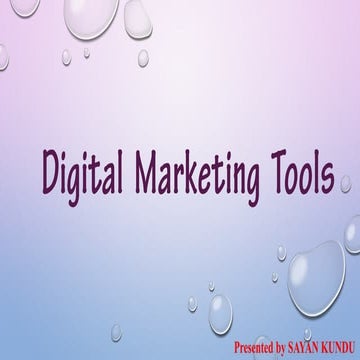 A Presentation on Digital Marketing Tools.pdf