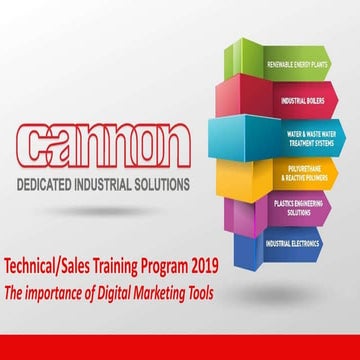 Digital marketing tools - internal training