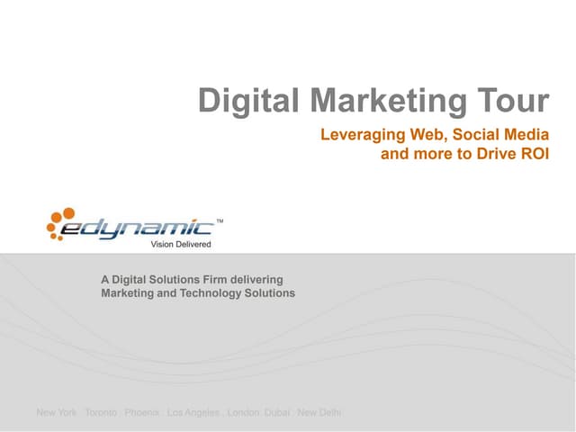 Digital Marketing Tour